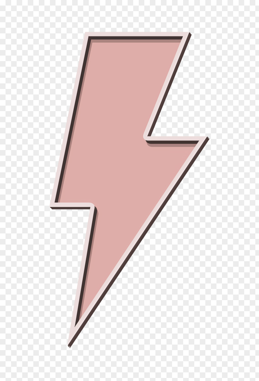Triangle Material Property Energy Icon Forecast Lightning PNG