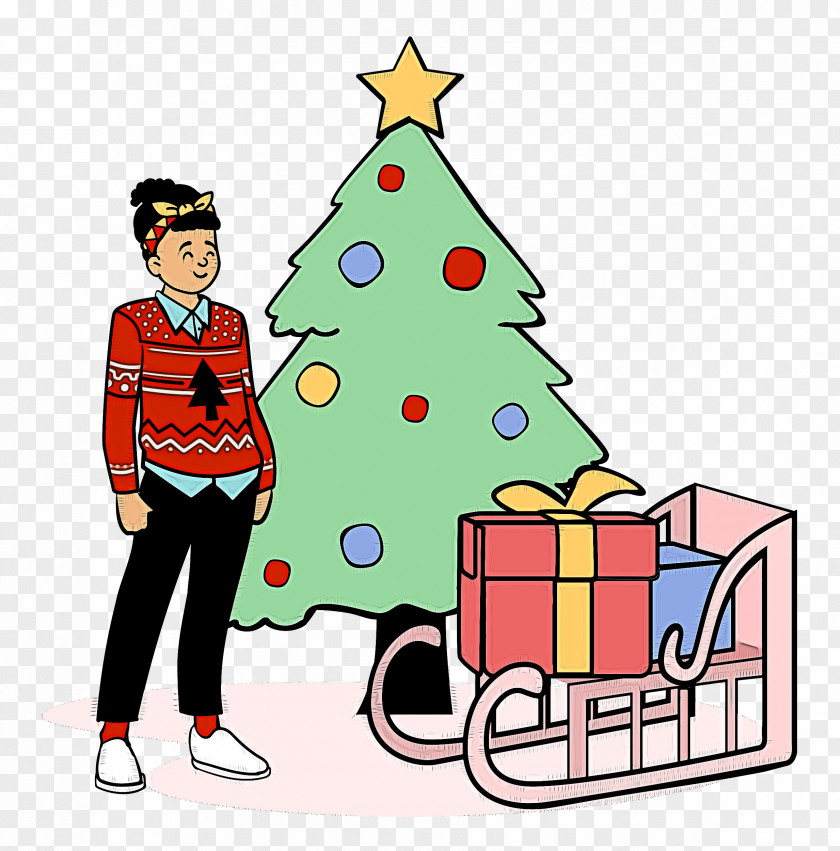 Christmas Tree Gifts PNG