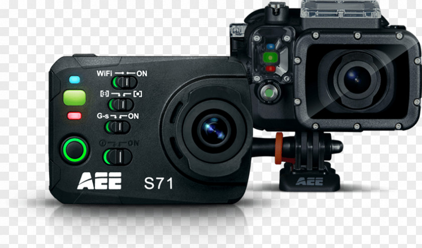 Camera Shooting Digital SLR Video Cameras Action AEE MagiCam S71 PNG