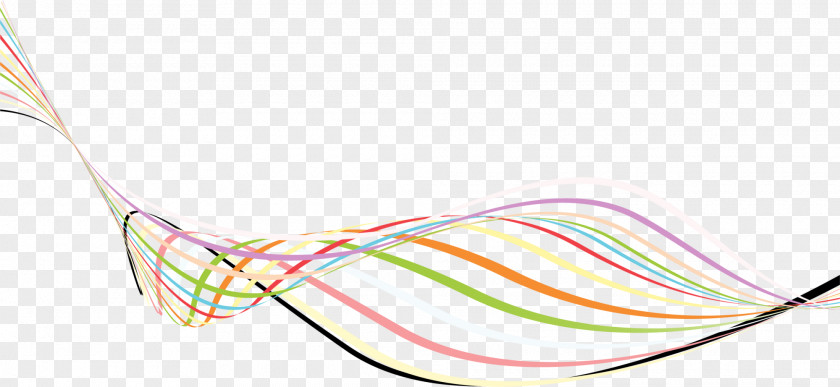 Colorful Dream Lines Electronics Font PNG