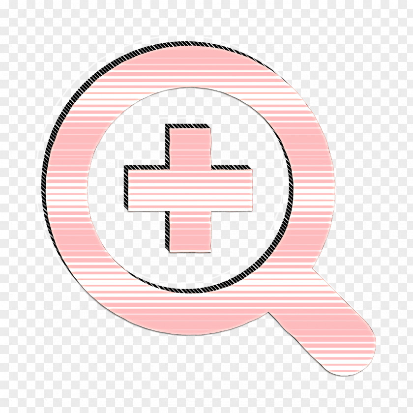 Cross Symbol In Icon Zoom PNG