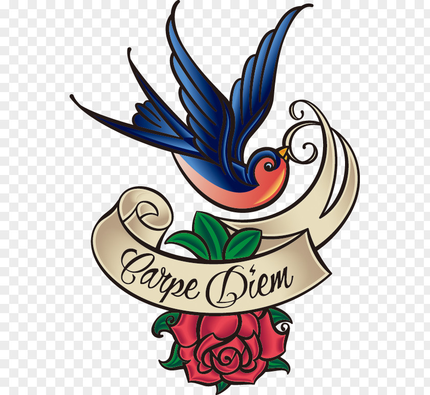 Flowers Bird Tattoo Illustration United States Zazzle PNG