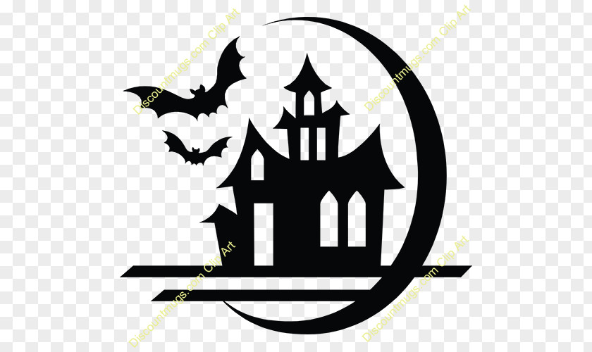 Half Moon Boat Haunted House Attraction Ghost Halloween PNG