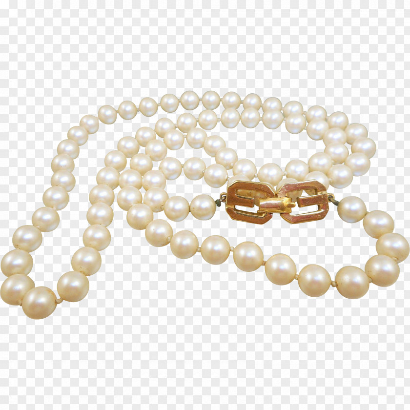 Necklace Pearl Bead Amber PNG