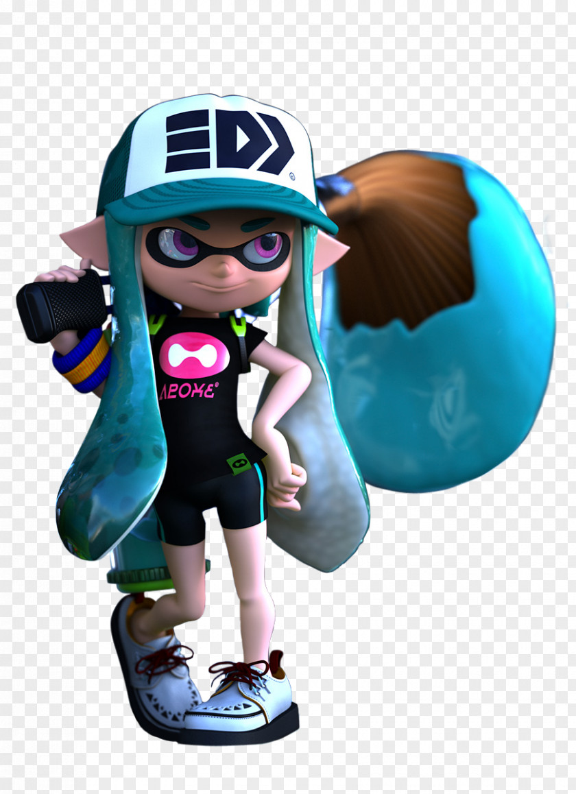 Splatoon 2 Amiibo Female PNG