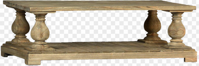 Table Coffee Tables Wood Baluster PNG