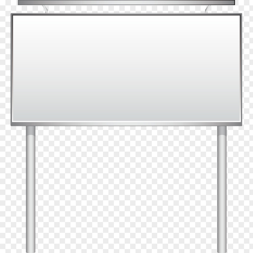 Outdoor Billboard Structure White Pattern PNG