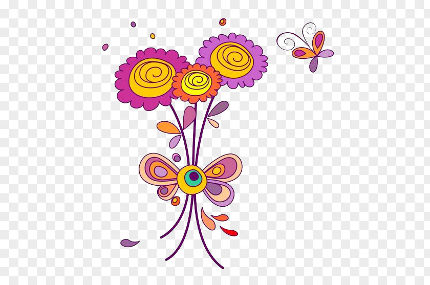 A Bouquet Of Flowers Flower Graphic Design PNG