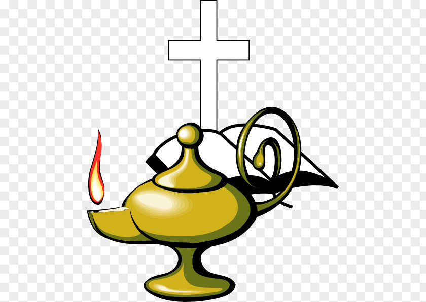 Bible Oil Lamp Clip Art PNG
