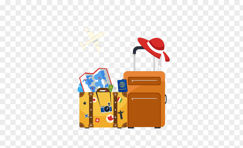 Furniture Baggage Suitcase Travel Hand Luggage PNG