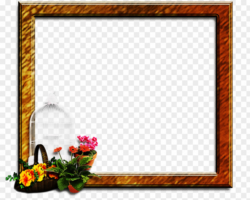 Interior Design Picture Frame Floral PNG