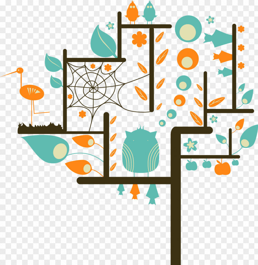 Tree Illustrator Drawing PNG