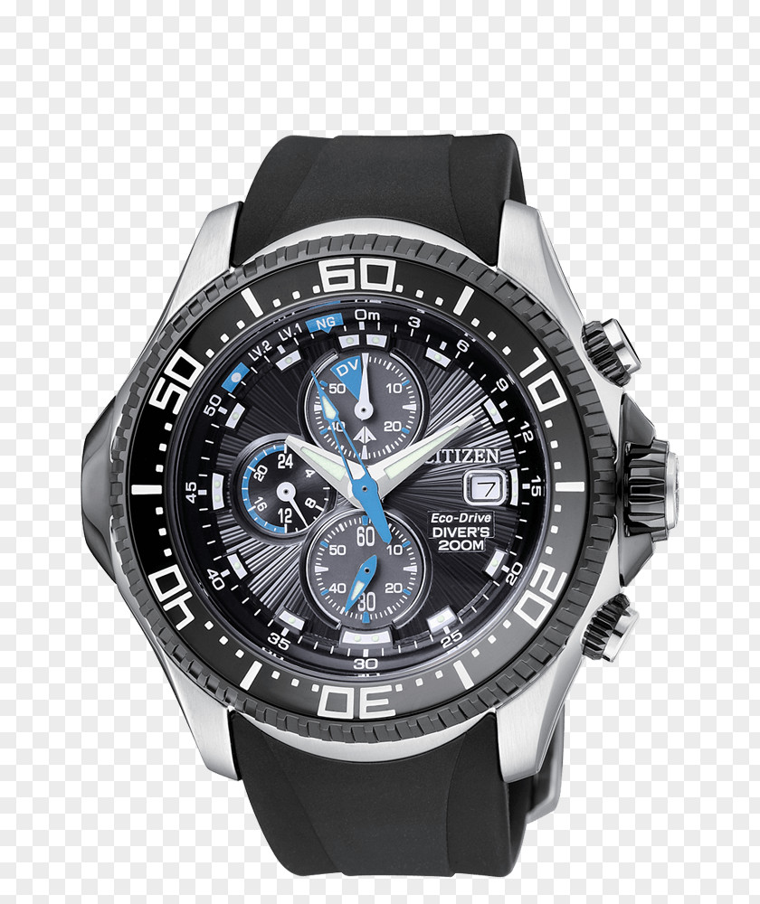 Watch Eco-Drive Diving Citizen Holdings CITIZEN Promaster Aqualand Depth Meter PNG