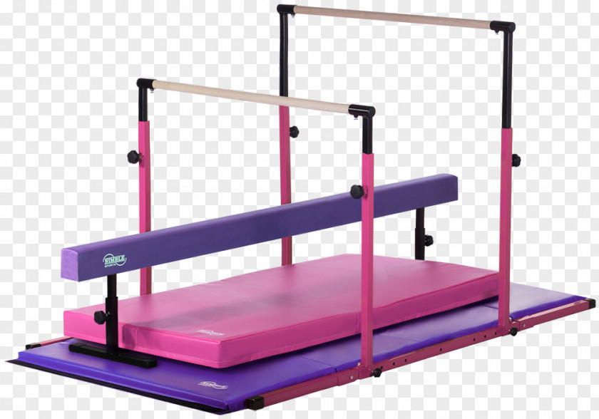 Gymnastics Bars Balance Beam Mat Uneven Horizontal Bar PNG