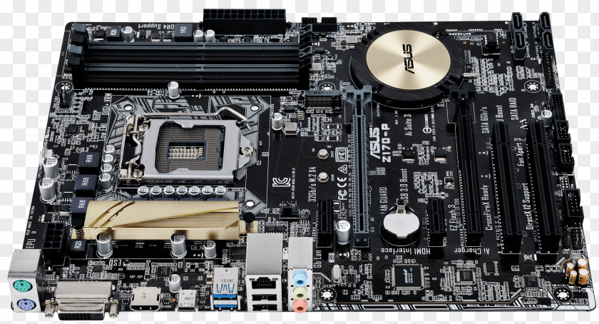Intel Z170 Premium Motherboard Z170-DELUXE LGA 1151 CPU Socket PNG