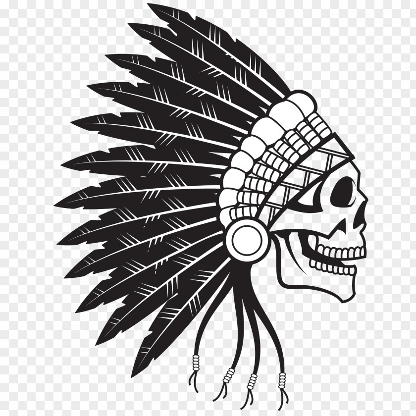 Native American Warrior Drawing Skull Americans In The United States Indigenous Peoples Of Americas Clip Art PNG