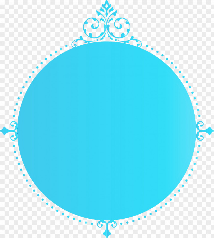 Aqua Turquoise Blue Teal Circle PNG
