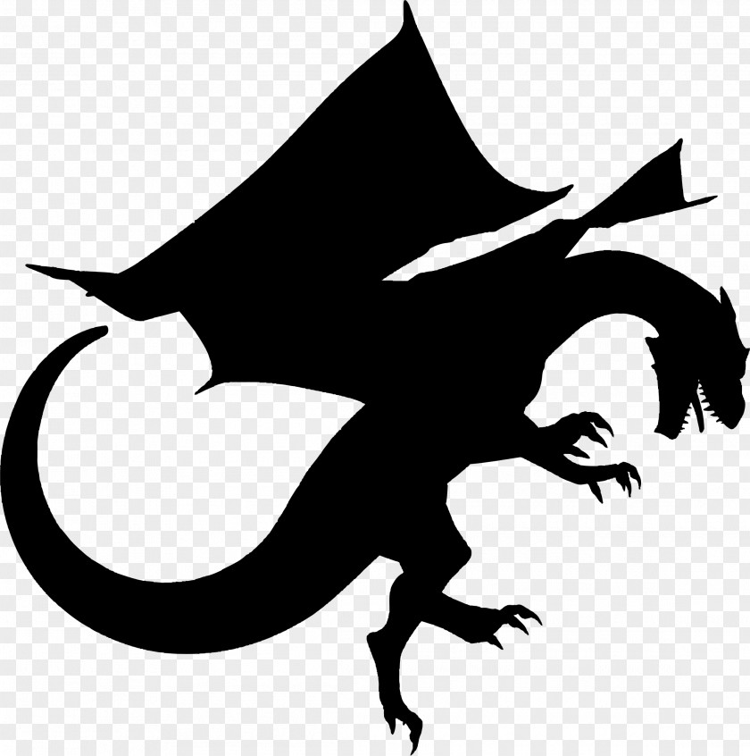Chinese Dragon Silhouette PNG