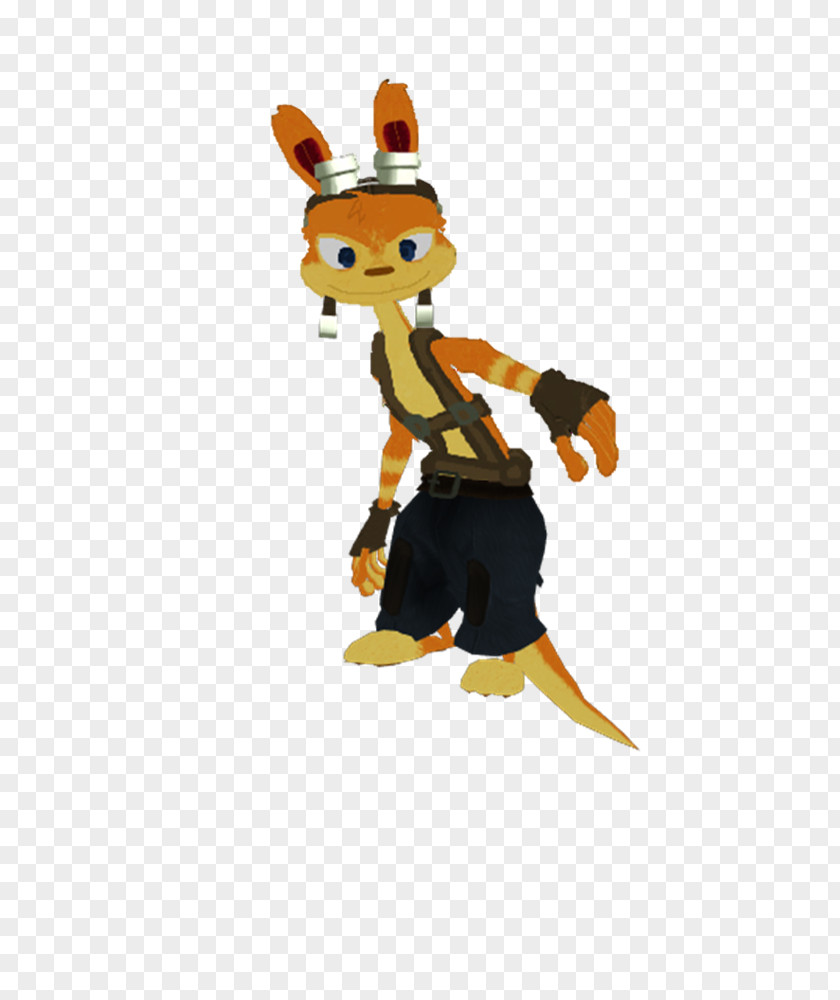 New Look Daxter Jak 3 Giraffe Mascot Cartoon PNG