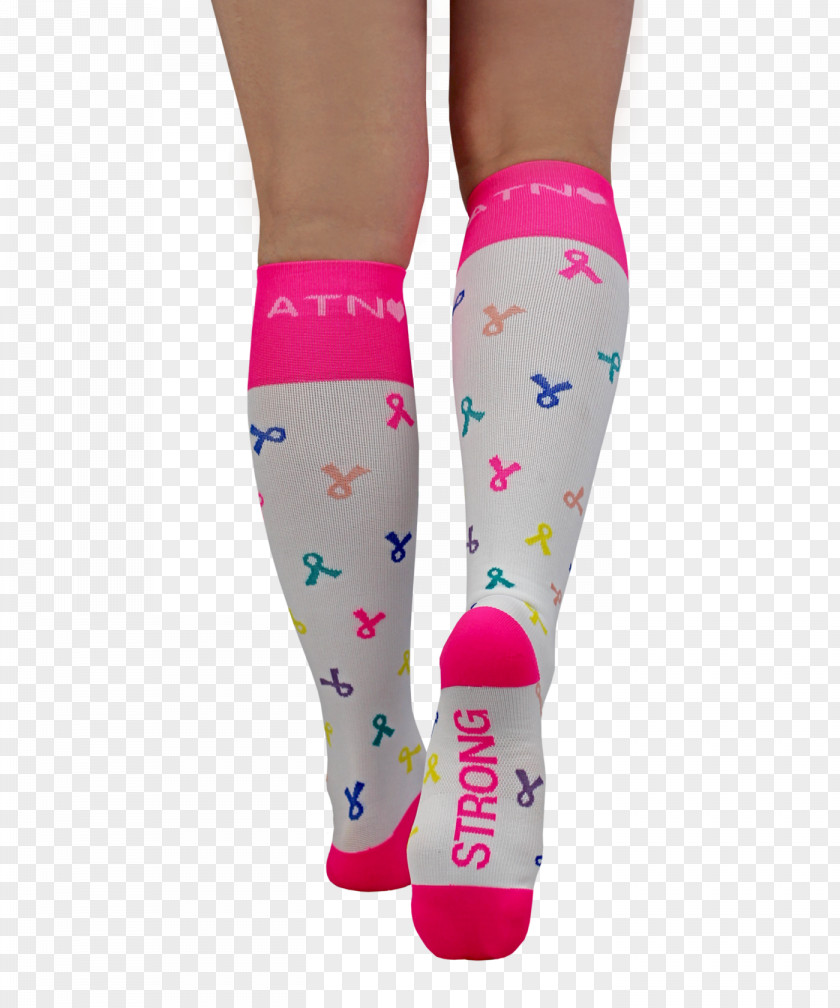 T-shirt Sock Knee Highs Compression Stockings PNG