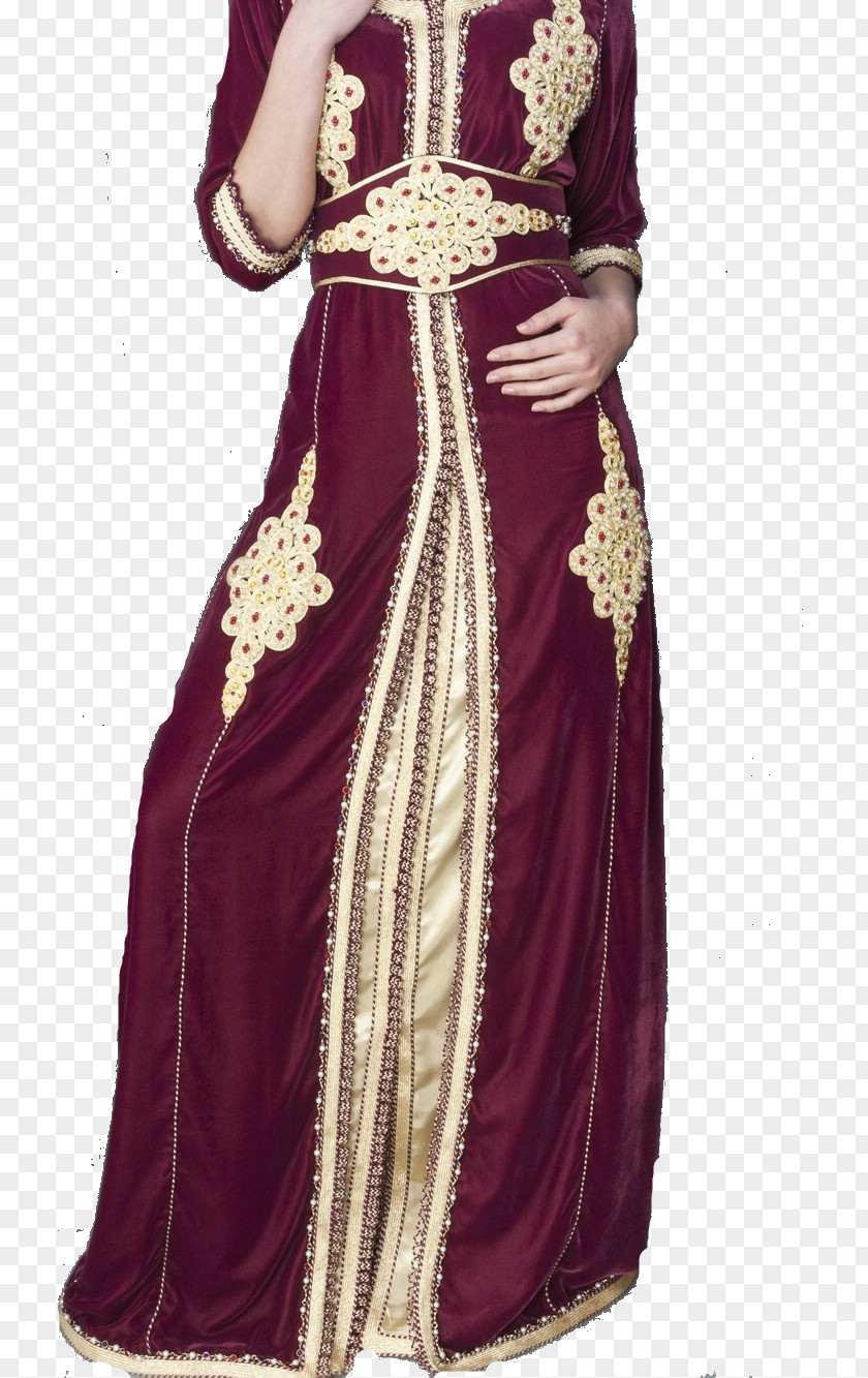 Caftan Kaftan Gown Fashion Dress Moroccans PNG