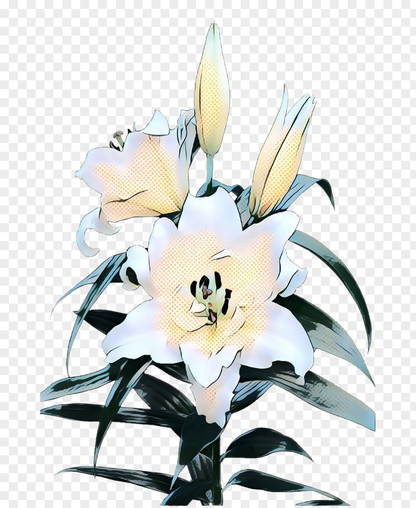 Floral Design Easter Lily Flower Bouquet Cut Flowers PNG