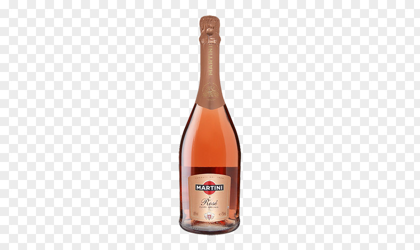 Rose Sparkling Wine Rosé Champagne Asti DOCG Martini PNG