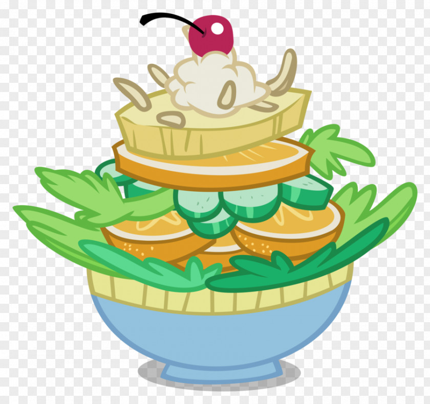 Salad Apple Cake Birthday Pony PNG