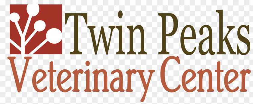 Twin Peaks Logo Veterinarian Veterinary Center Brand Font PNG