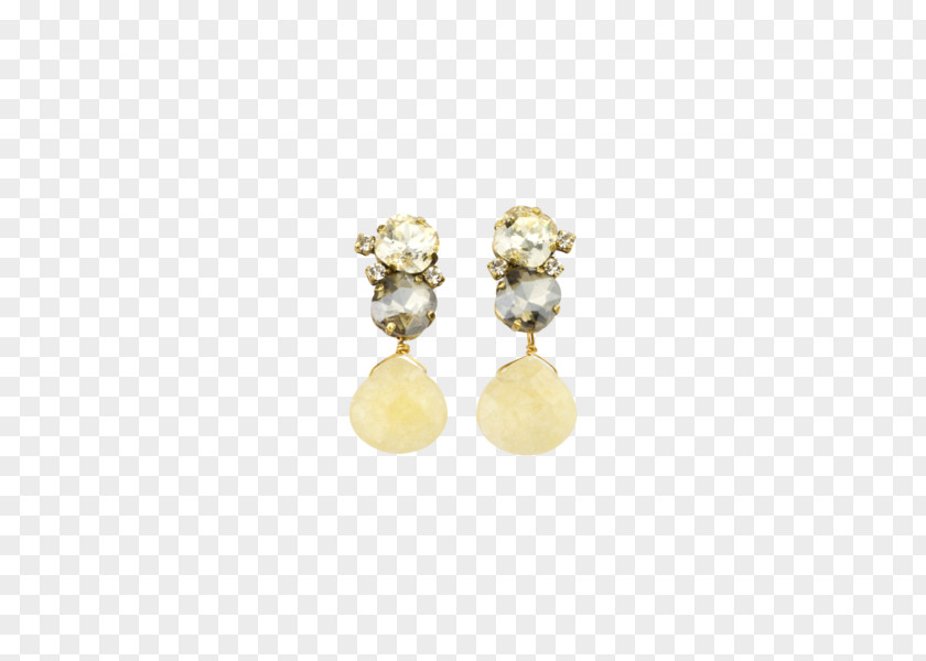 Yellow Drop Pearl Earring Pandora Jewellery Charm Bracelet PNG