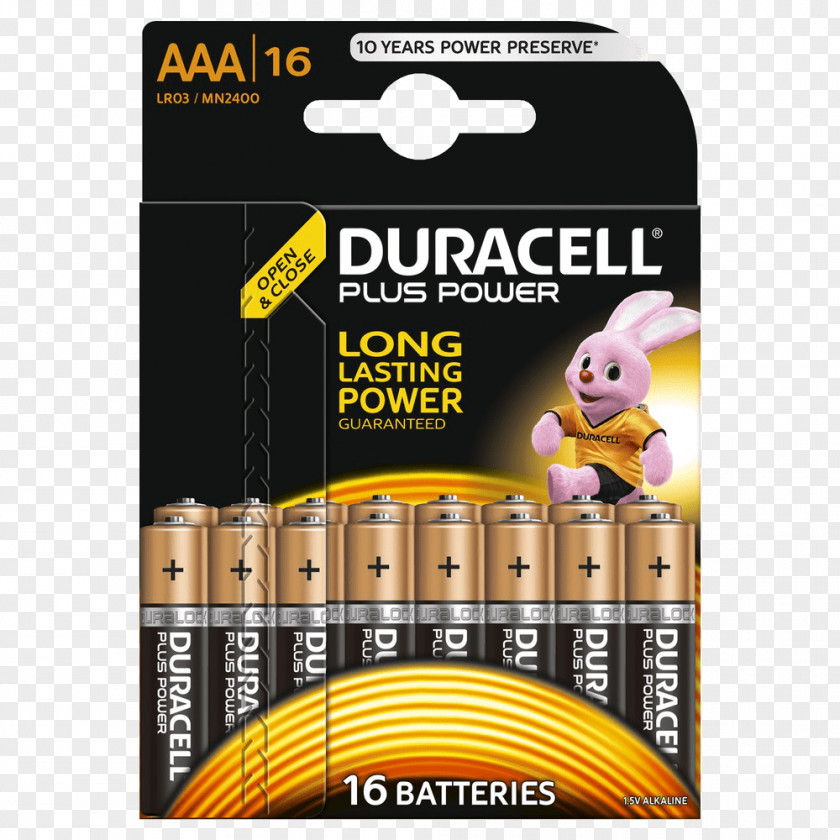 Card Psd AAA Battery Alkaline Electric Duracell PNG