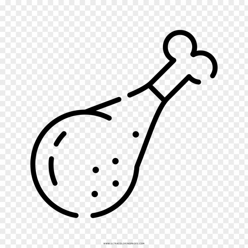 Chicken Meat Drawing Coloring Book PNG