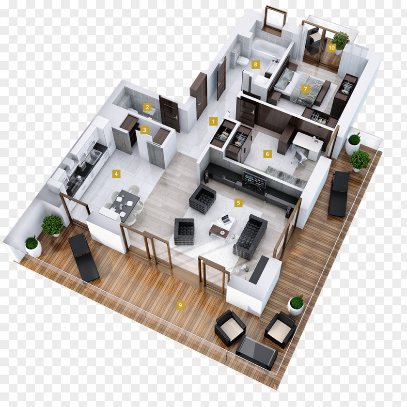 Design Floor Plan PNG