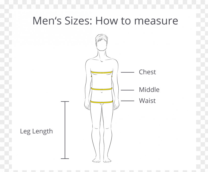 Size Chart Finger Hip Shoulder Sleeve Abdomen PNG