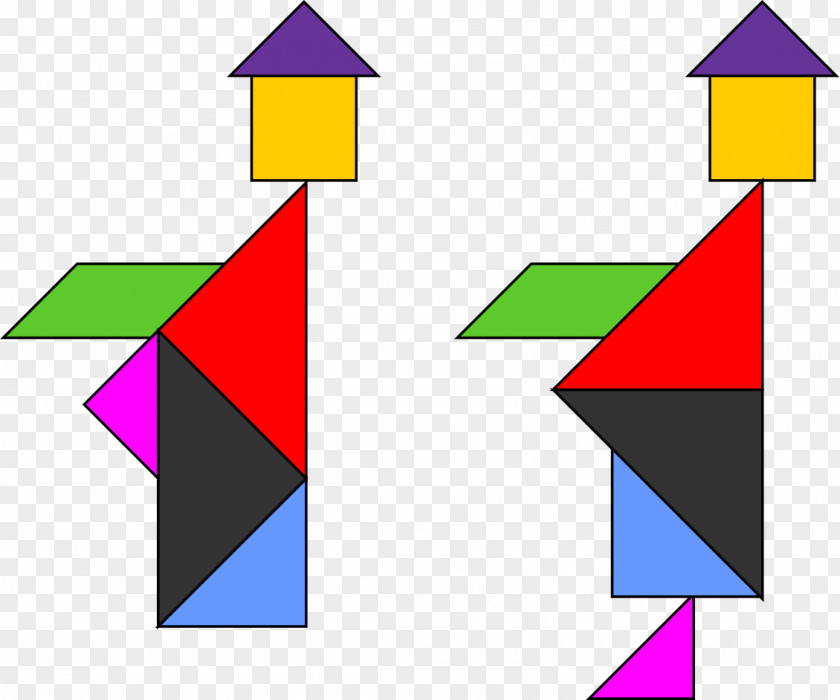 Tangram Jigsaw Puzzles Dissection Puzzle Game PNG