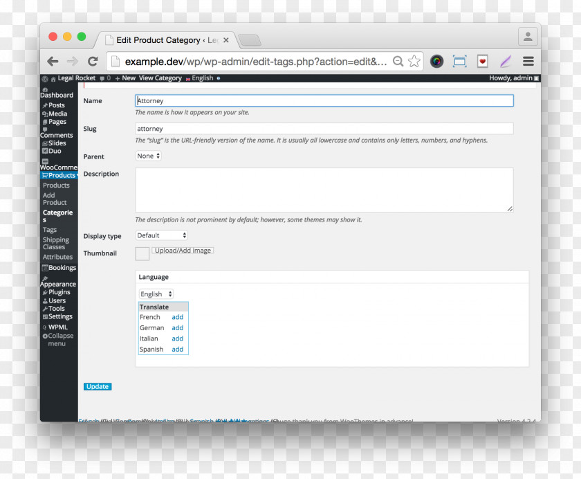WordPress Computer Software Program Web Page Screenshot PNG