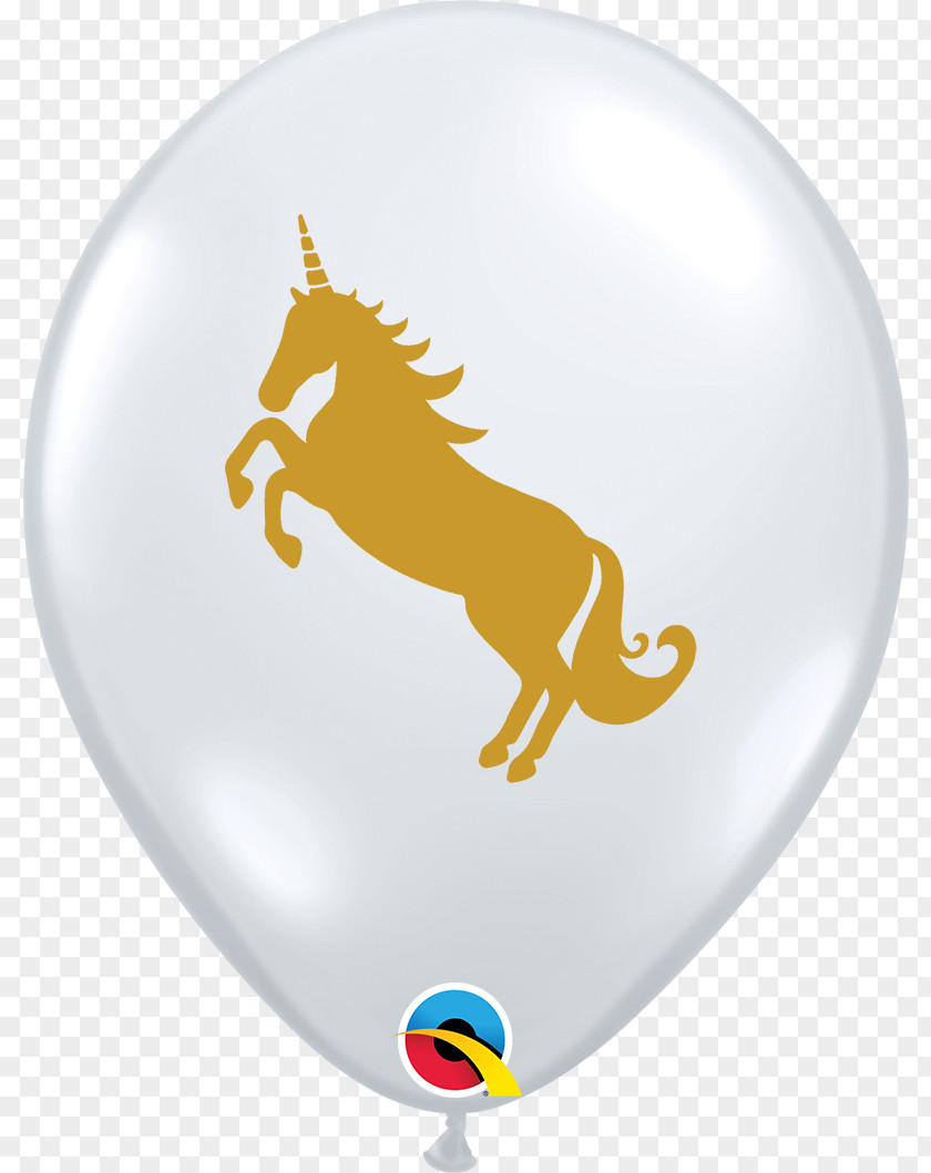Balloon Mylar Party Unicorn Gift PNG