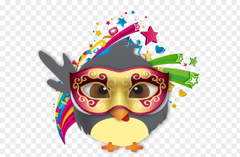 Carnival Mask Color Clip Art PNG