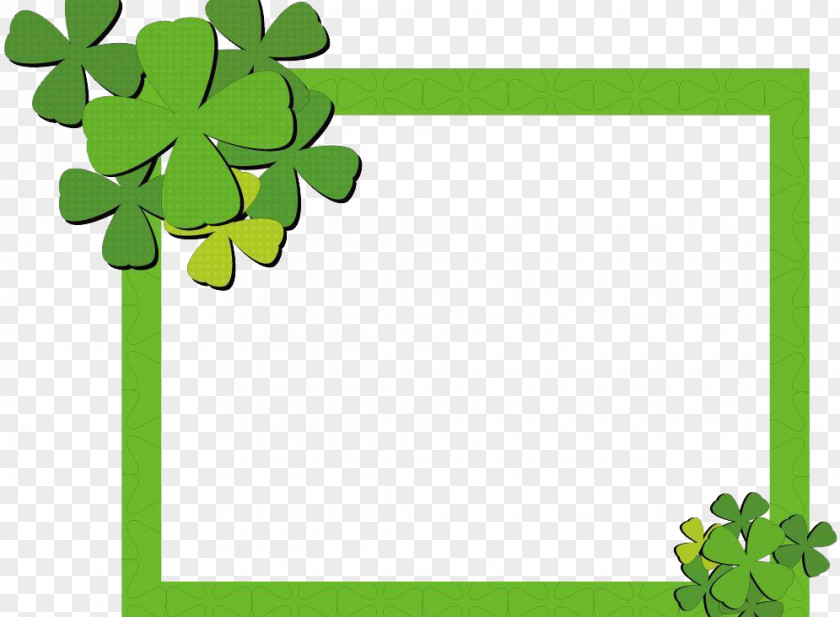 Clover Border Four-leaf PNG