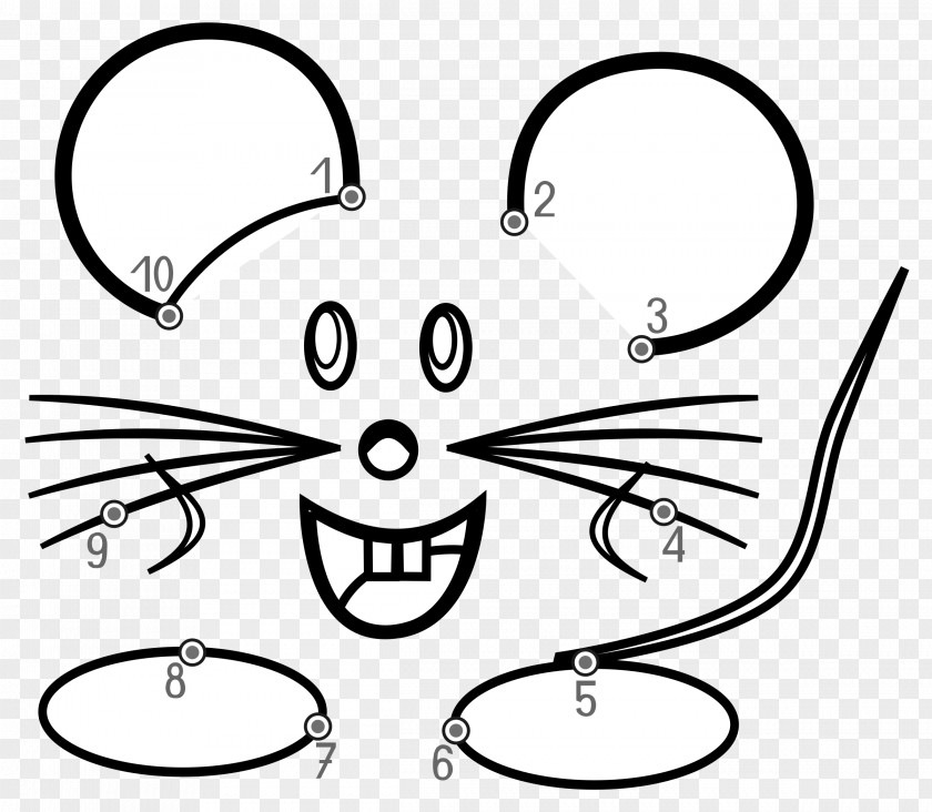 Dot Clipart Computer Mouse Connect The Dots Coloring Book PNG
