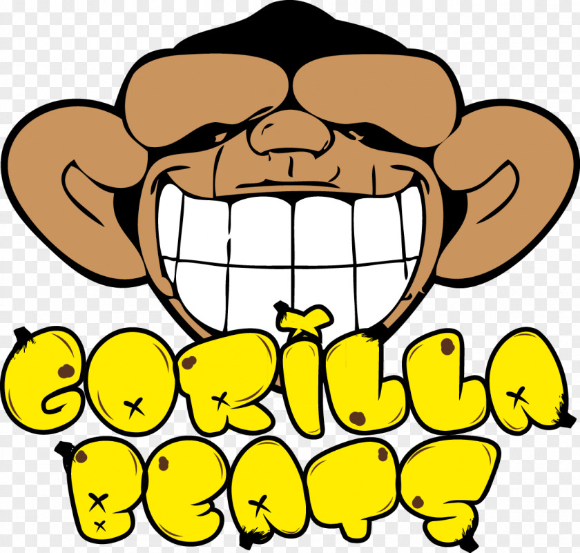 Gorilla Smiley Emoticon Clip Art PNG