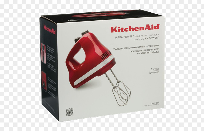 Hand Mixer KitchenAid Ultra Power KHM512 KHM5APWH Blender PNG