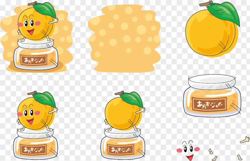 Hello Expression Vector Apricots Fruit Apricot Clip Art PNG
