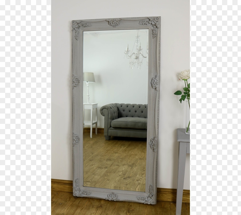 Mirror Window Picture Frames Grey Glass PNG