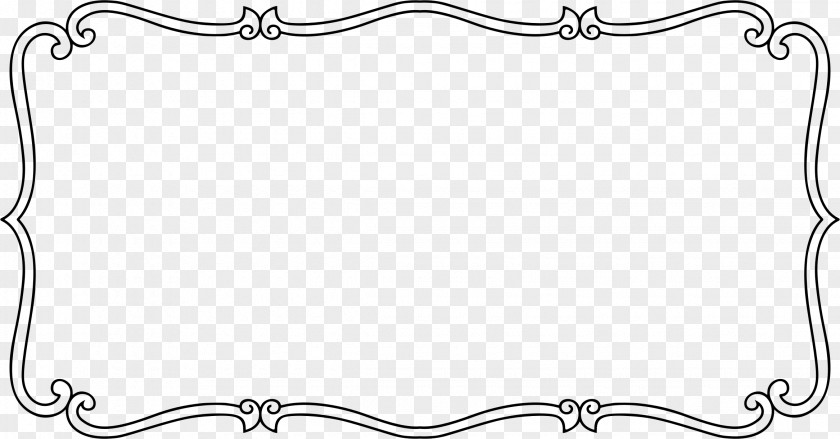 Ornament Frame Monochrome Photography Line Art PNG