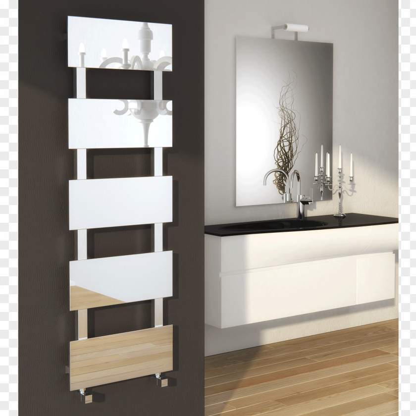 Radiator Shelf Heated Towel Rail Bathroom Cabinet Heating Radiators PNG