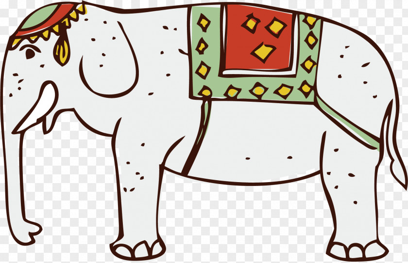 Vector Elephant African Indian Clip Art PNG