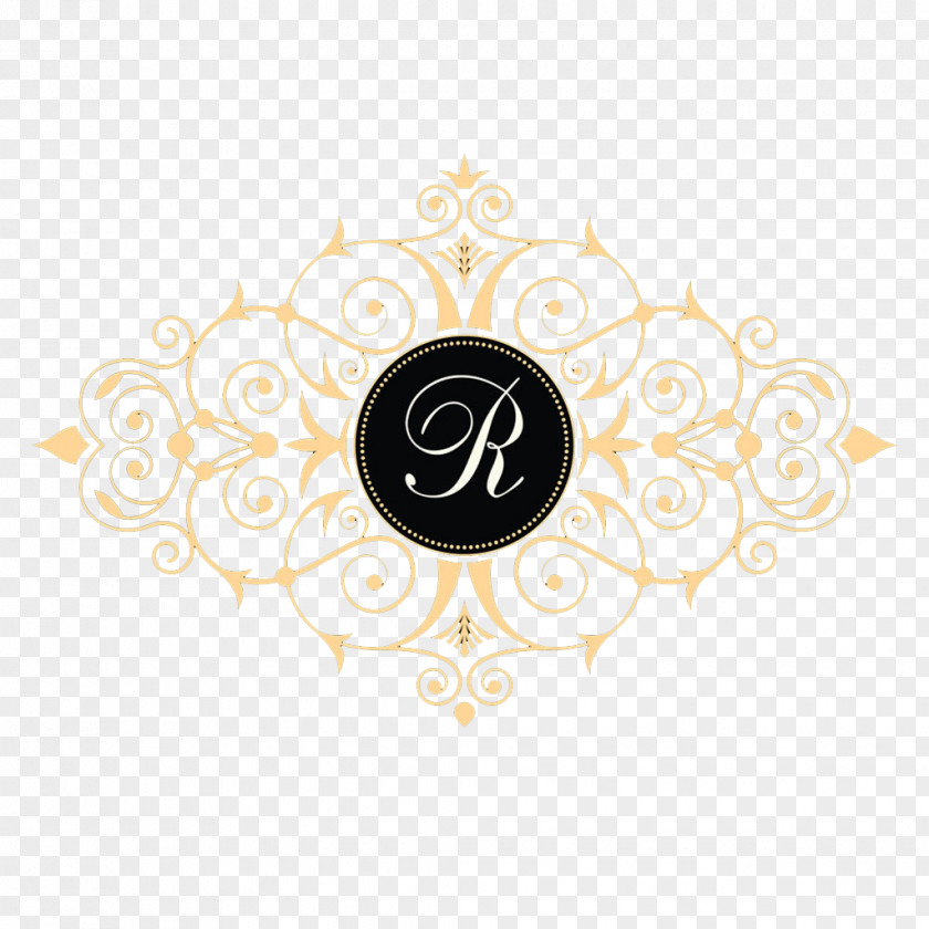 Continental R Trademark Lace Material Circle Pattern PNG