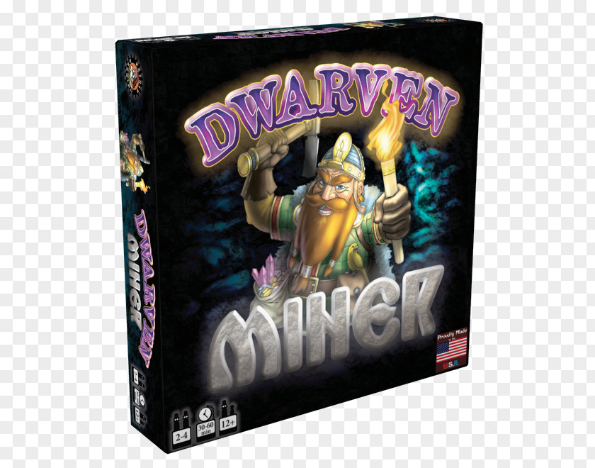 Dwarven Miner Board Game Rather Dashing Games LLC Dice PNG