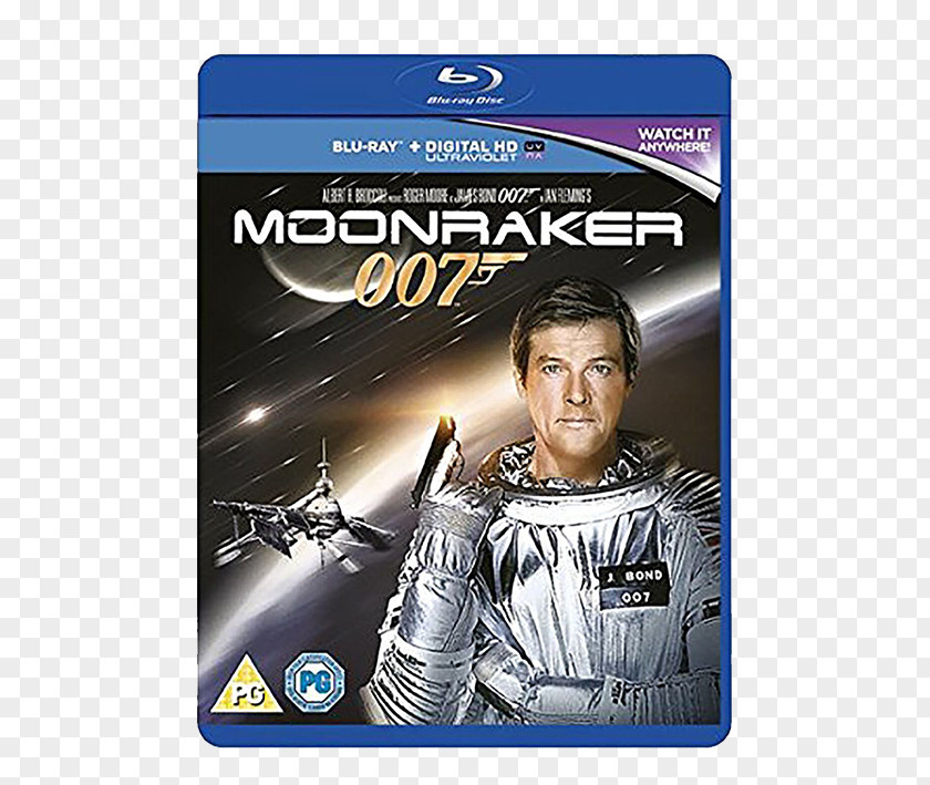 James Bond Ian Fleming Moonraker Blu-ray Disc DVD PNG